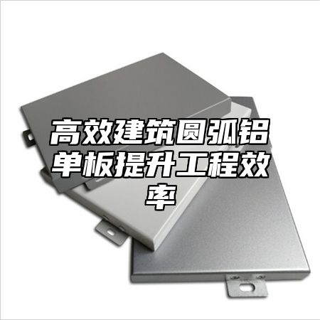 高效建筑圆弧铝单板提升工程效率