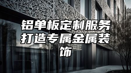 铝单板定制服务打造专属金属装饰