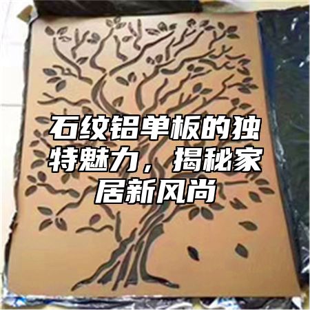 石纹铝单板的独特魅力，揭秘家居新风尚