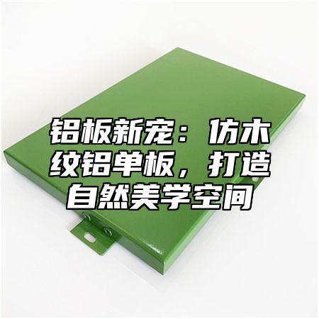 铝板新宠：仿木纹铝单板，打造自然美学空间