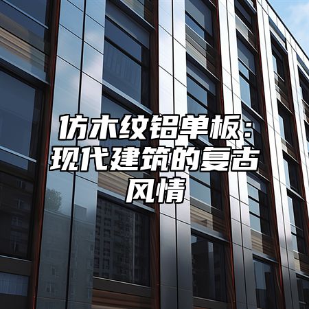 仿木纹铝单板：现代建筑的复古风情