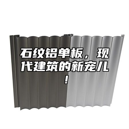 石纹铝单板，现代建筑的新宠儿！