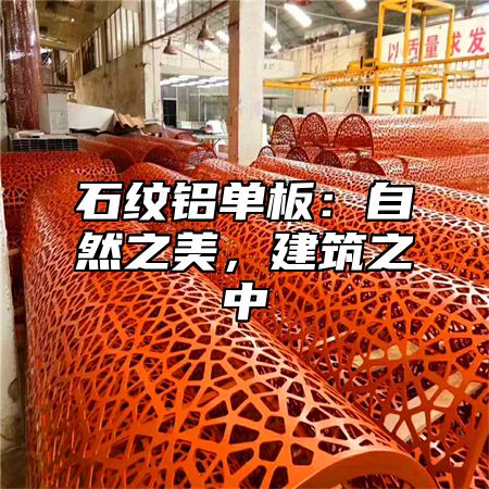 石纹铝单板：自然之美，建筑之中