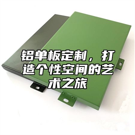铝单板定制，打造个性空间的艺术之旅