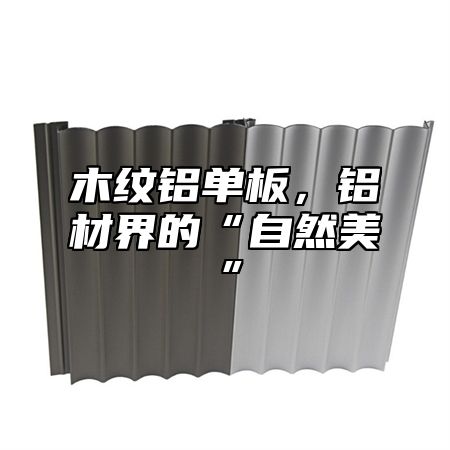 木纹铝单板，铝材界的“自然美”