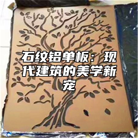 石纹铝单板：现代建筑的美学新宠