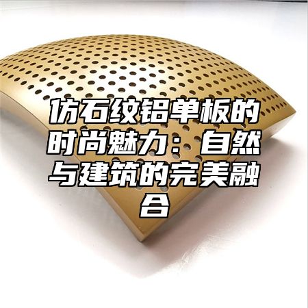 仿石纹铝单板的时尚魅力：自然与建筑的完美融合