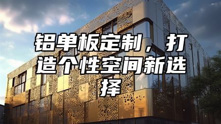 铝单板定制，打造个性空间新选择