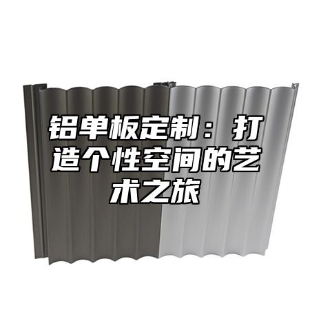 铝单板定制：打造个性空间的艺术之旅