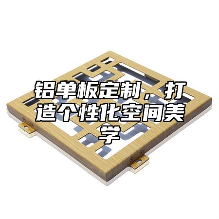 铝单板定制，打造个性化空间美学