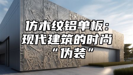 仿木纹铝单板：现代建筑的时尚“伪装”