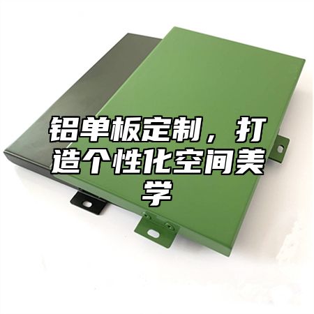 铝单板定制，打造个性化空间美学